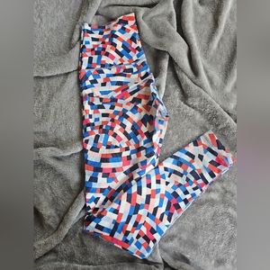 lululemon leggings size 8, multicolored